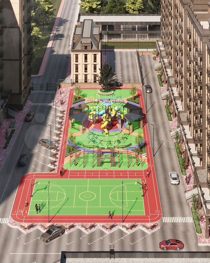 3-к. квартира, 92 м², 10/10 эт.