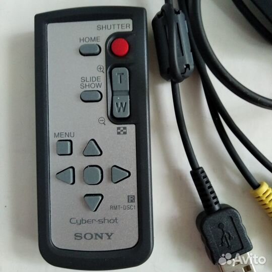 Кабель и пульт к фотоаппарату sony cyber shot H7