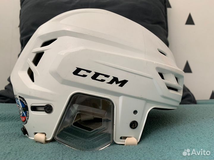 Шлем хоккейный ccm tacks 110 sr m белый