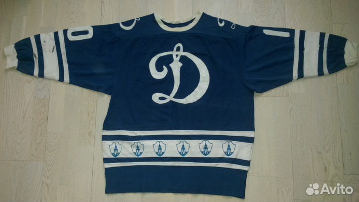 Хоккей Динамо Москва свитера Game Used Worn Jersey