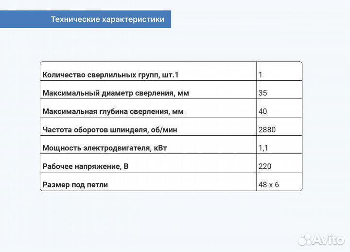 Станок сверлильно-присадочный под петли WoodTec Z1