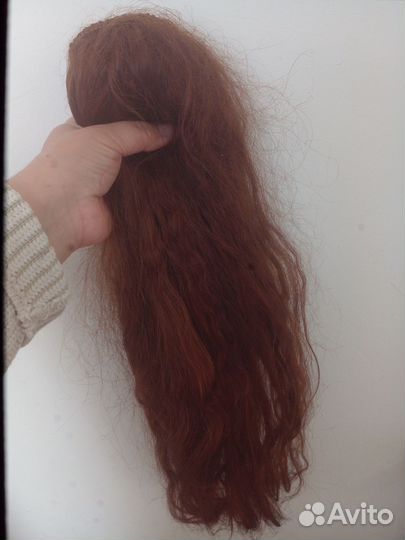 Готовый хвост (шиньон )из натуральных волос 50 см