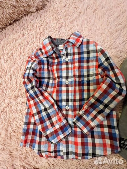 Рубашки на мальчика пакетом 2-4 года
