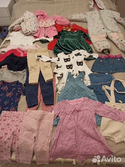 Вещи пакетом для девочки 86 размер