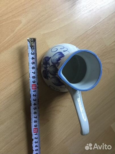 Гжель ручная работа,туфля