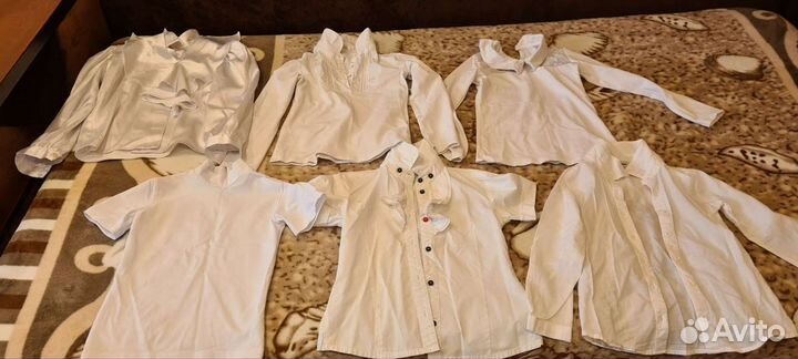 Рубашки и футболка школьные 1 класс