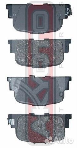 Колодки тормозные дисковые задние Akyoto AKD-0510