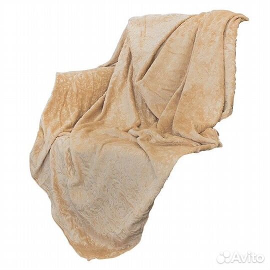 Плед texrepublic Узоры 150х200см бежевый, арт.1870