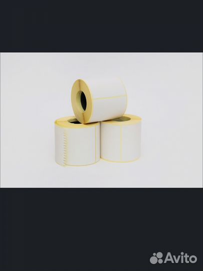 Термоэтикетки 75х120, 300 шт/рулон