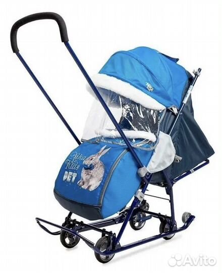 Санки коляска nika