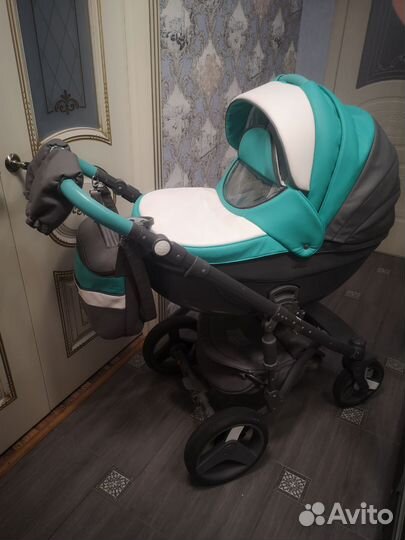 Коляска adamex 3 в 1 бу