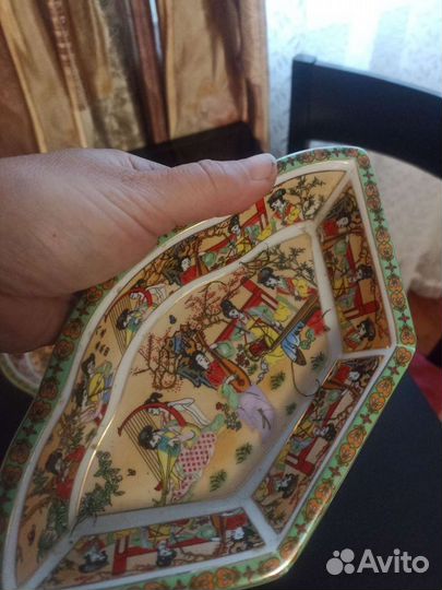 Менажница фарфор