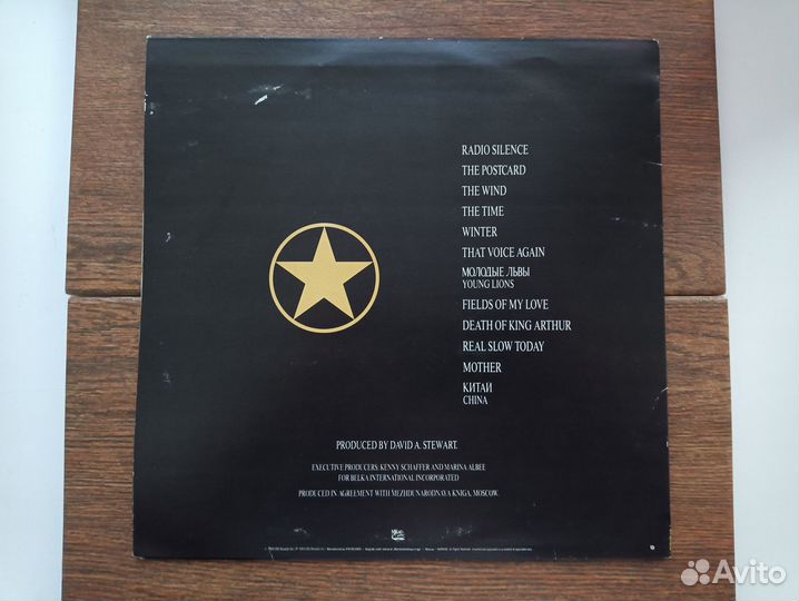 Бг (Аквариум). Радио тишины. Виниловая пластинка