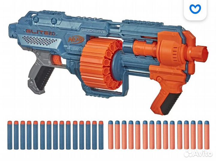 Бластер Nerf Elite Шоквэйв 2.0 E9527 Нерф Элит