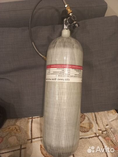 Балон композитный для заправки psp с заправочником