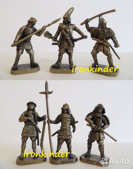 Солдатики из латуни, Тевтонцы, Индейцы, Самураи