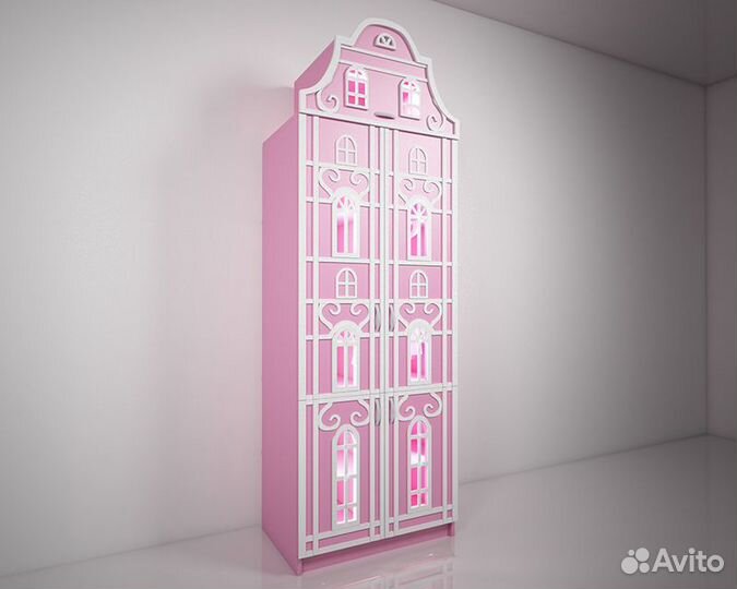 Шкаф домик в детскую голландский. Дом Версаль Ю-20