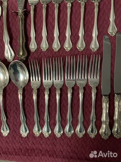 Антик Hабор на 6-х Серебро 925' 1621гр 36 пр