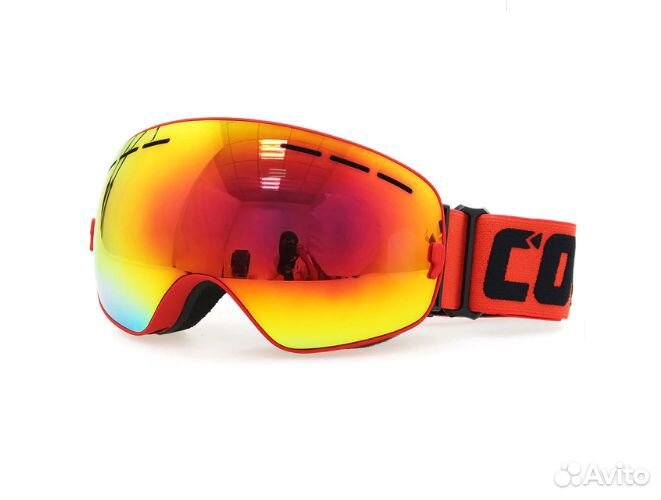 Очки горнолыжные / сноубордические Copozz красные