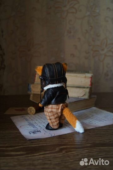 Тедди лис ручной работы