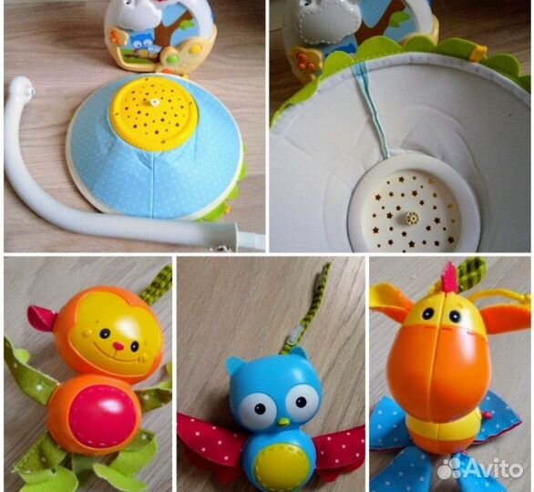 Мобиль на кроватку tiny love 3 в 1