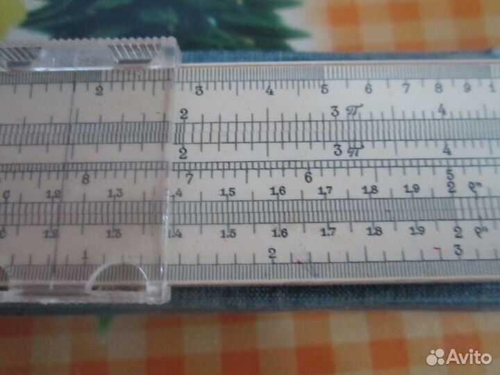 Логарифмическая линейка винтаж