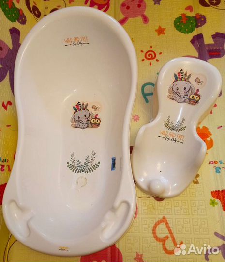 Ванночка для купания с горкой