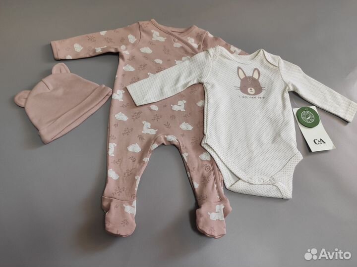Новый комплект для новорожденного 62