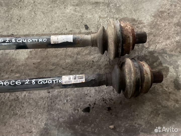 Привод ауди a6c6 задний