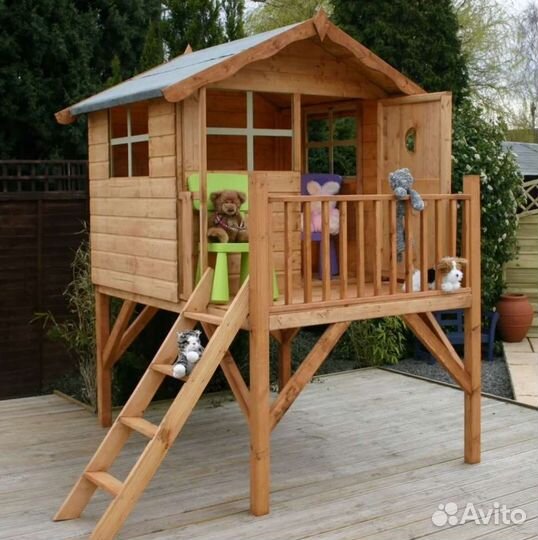 Детский деревянный домик
