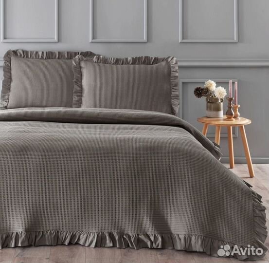 Плед покрывало Linens 240х230 / 240x250 см