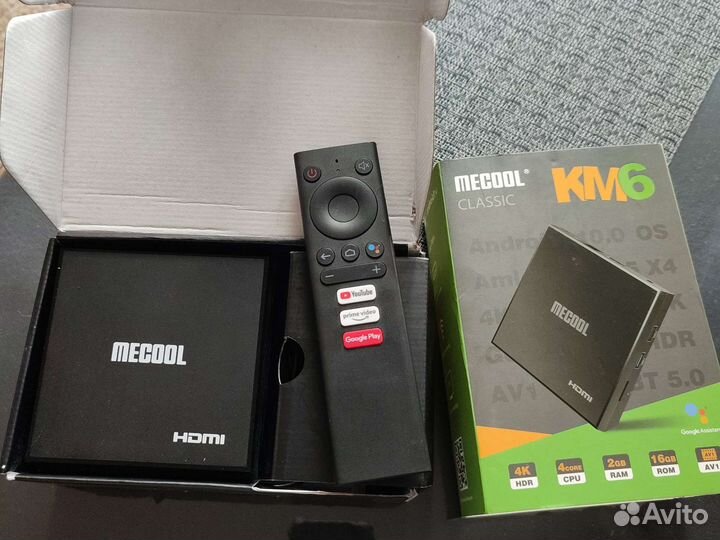 Smart tv приставка mecool km6
