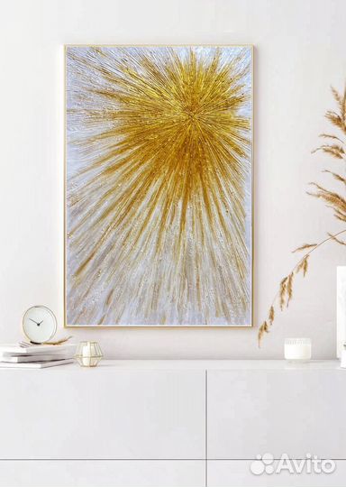 Картина для интерьера фактурная