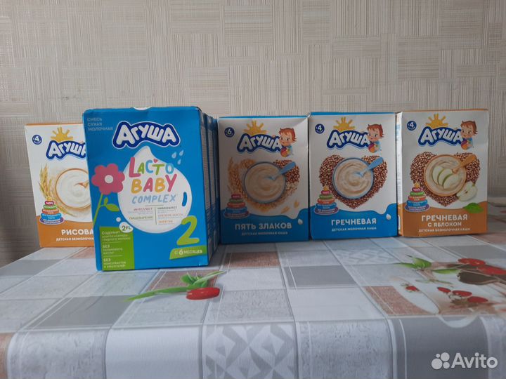 Агуша каша смесь2