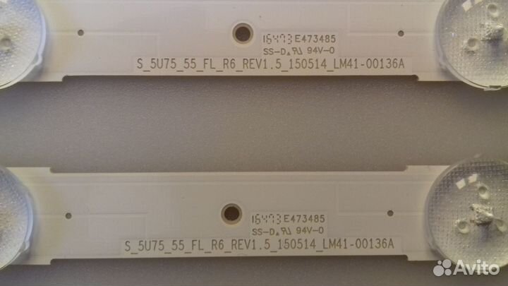 Подсветка ue55ju6530u ue55mu6100u ue55mu6300u