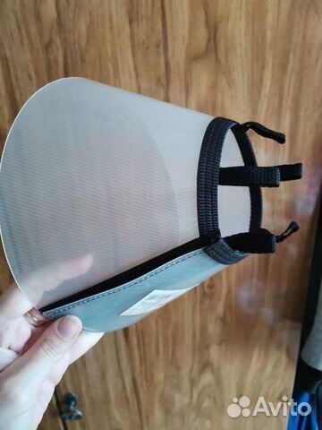 Воротник защитный пластиковый на липучке. 12.5