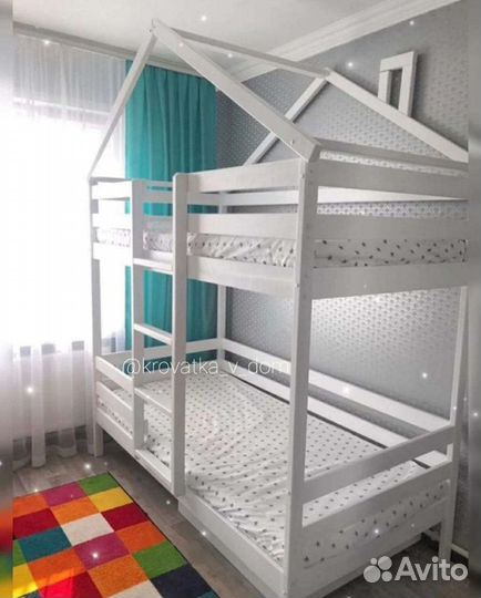 Кровать двухьярусная от 3х лет