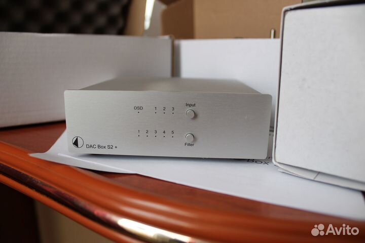 Внешний цап Pro-Ject DAC Box S2+ silver