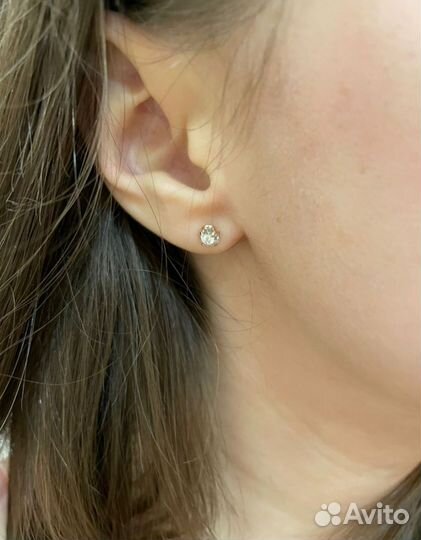 Серьги с бриллиантами