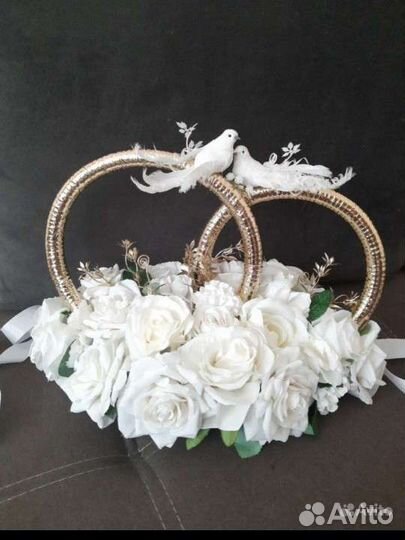 Кольца на свадебный авто