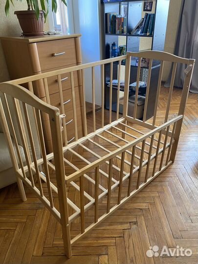 Детская кровать с матрасом бу