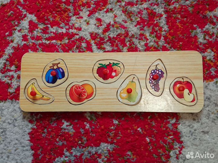 Развивающие пазлы-вкладыши пакетом