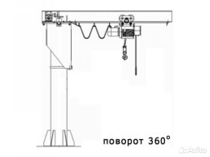 Кран консольный электрический
