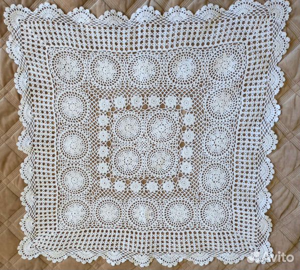 Скатерть кружево хлопок (винтаж,ссср)