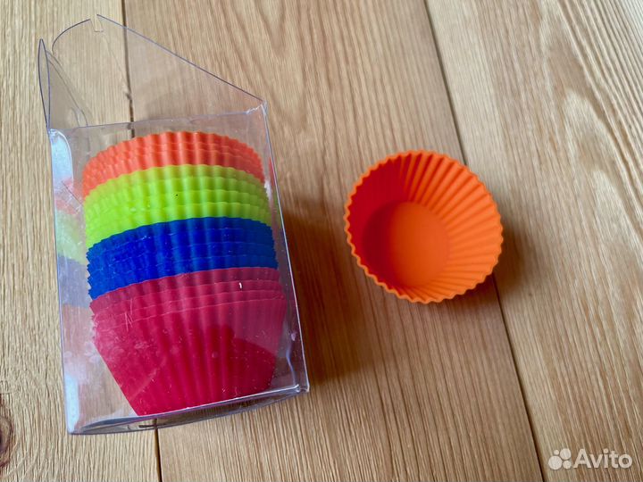 Силиконовые формы для кексов маффинов конфет новые