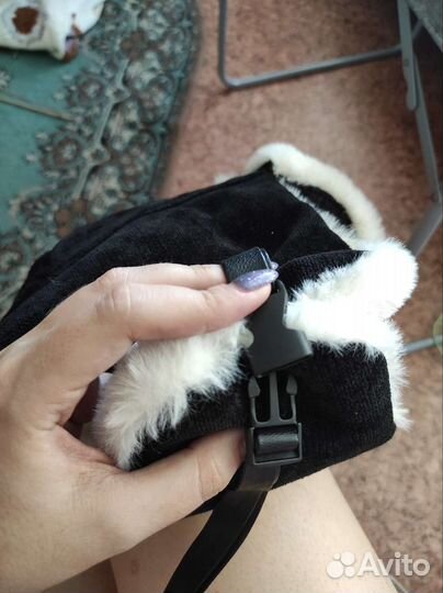 Шапка-ушанка с ушками Новая