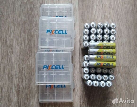 Аккумуляторные батарейки ааа Pkcell 1000мАч