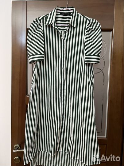 Платье рубашка zara