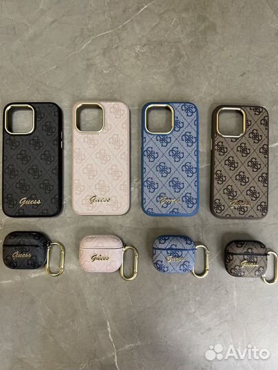 Чехол guess iPhone 14 Pro Max + AirPods Pro