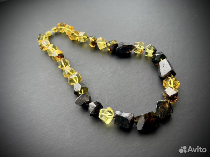 Бусы из натурального янтаря